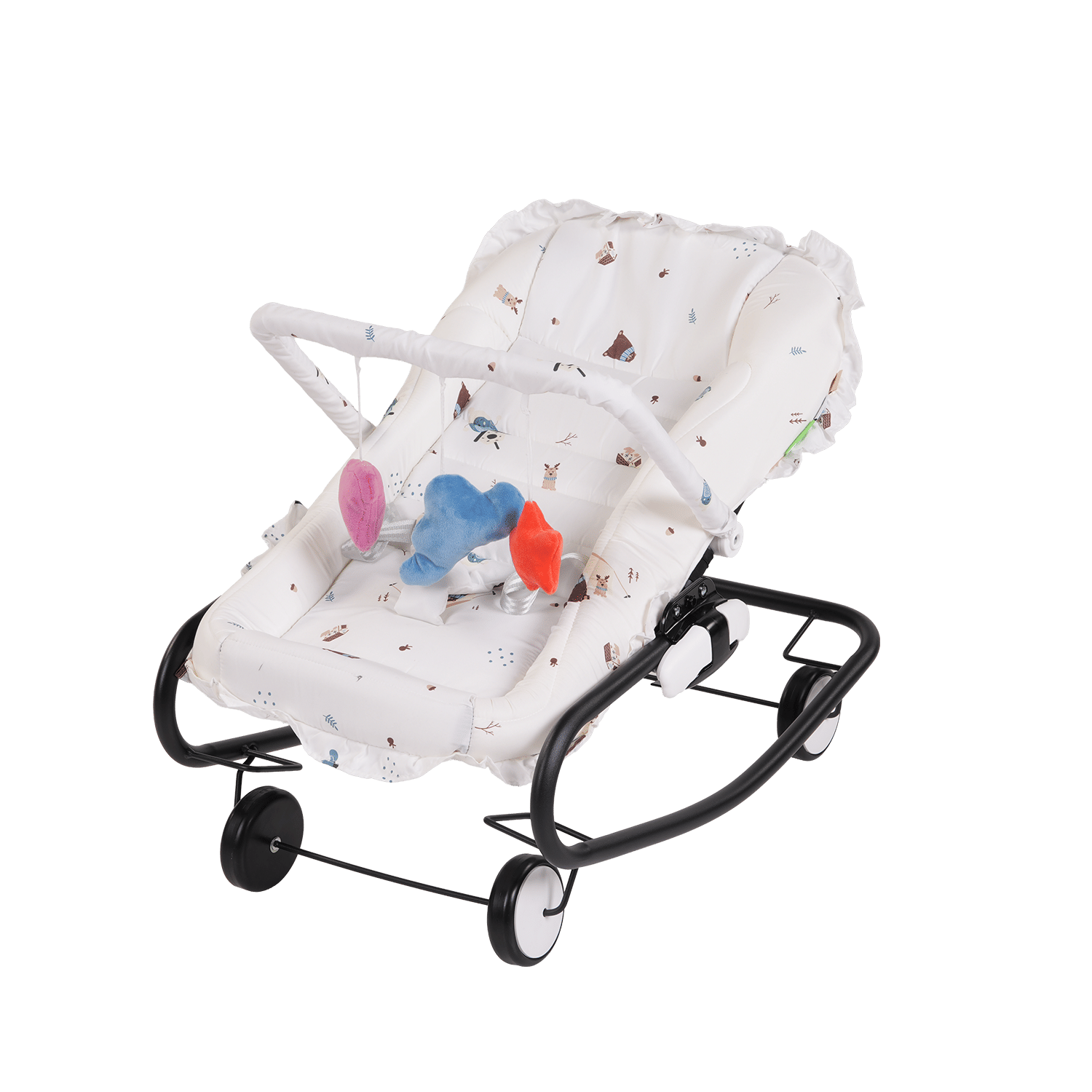 เปลโยก CAMERA MALMO LUBIX สีขาวโครงสีดำ_0